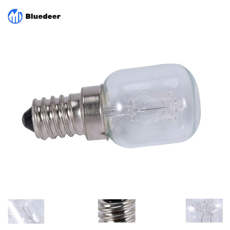 2x E14 Haute Température Ampoule 500 Degrés 25w Halogène Bulle Four Ampoule-subaoe