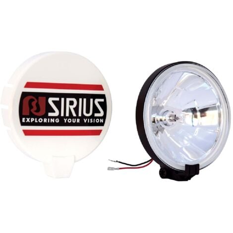 1x Feu de route rond longue portee H3 E4 12V 55W diam. 184mm Sirius