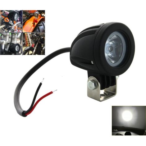 1x FEUX ADDITIONNEL LED XENLED - 10W - MOTO - QUAD - SPOT - 12 à 36 Volts