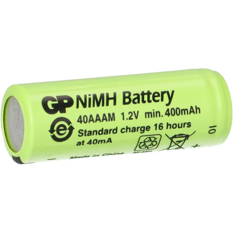 1x GP Akku 2/3 AAA 1,2V / 400mAh GP40AAAM