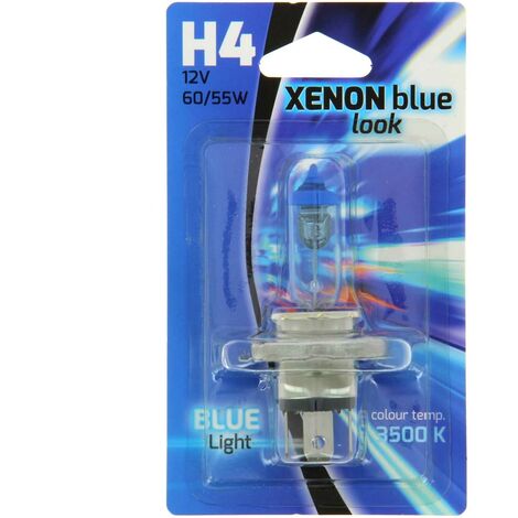 1X H4 XENON BLUE LOOK DIVERS