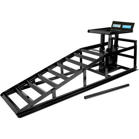 1x hydraulischer Auffahrbock höhenverstellbar Wagenheber PKW KFZ Auffahrrampe