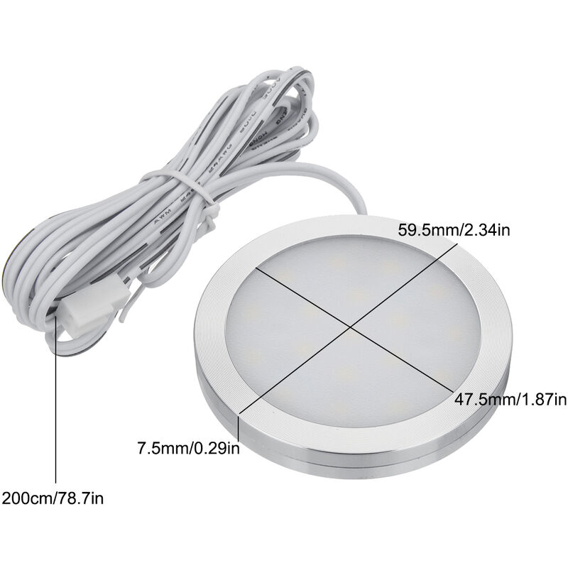 1x Intérieur led Spot Light Pour Camper Van Caravan Motorhome vw T4 T5 Armoire de CuisineBlanc Chaud Fantablau