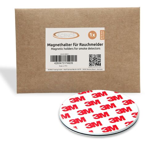 1x Magnethalterung 70mm für Rauchmelder Feuermelder Magnet-Befestigung