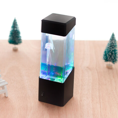 1X Medusenlampe RGB USB DC 5V Tischlampe für Aquarium L
