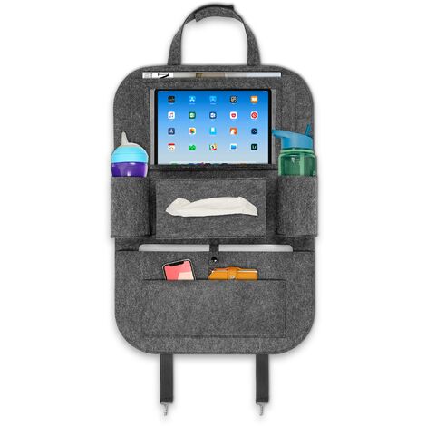 1x Rückenlehnen-Schutz Auto Filz Rücksitzschoner Kinder 60cm/23,6inch Organizer