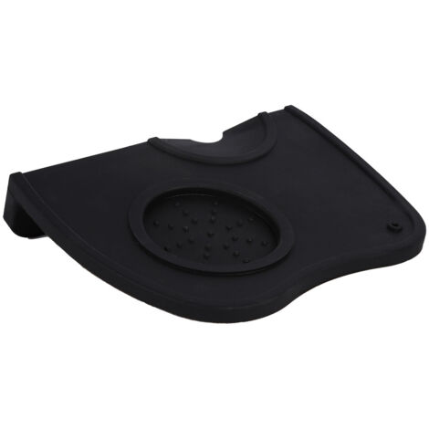 1x Rutschfeste Silikonmatte für Espressofilterhalter (Schwarz)