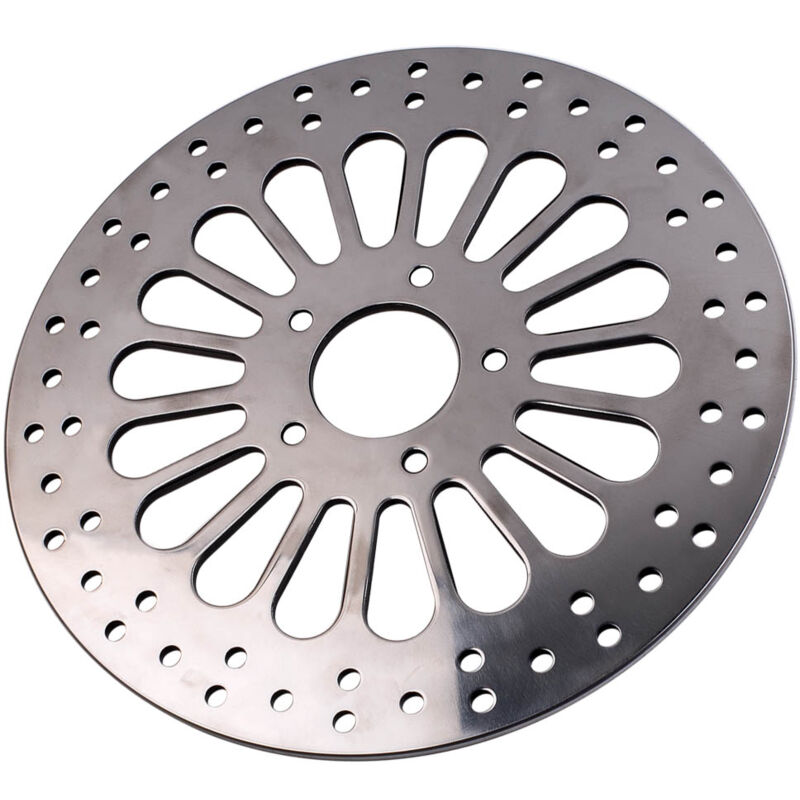 1x Super Spoke Polished Front Brake Rotor Disc 11.8