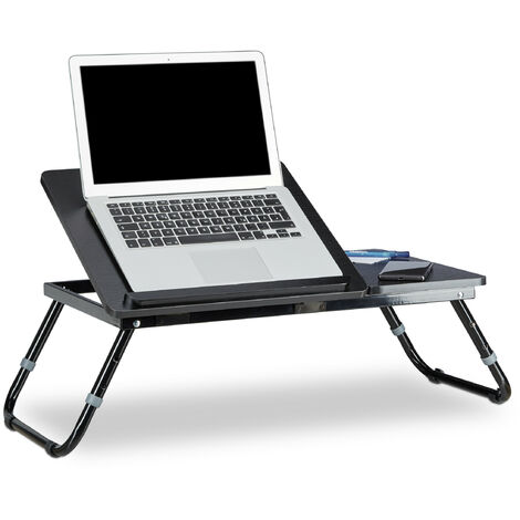 Giantex table de lit pliable table portable pour ordinateur laptop stand  support pour ordinateur portable - Conforama