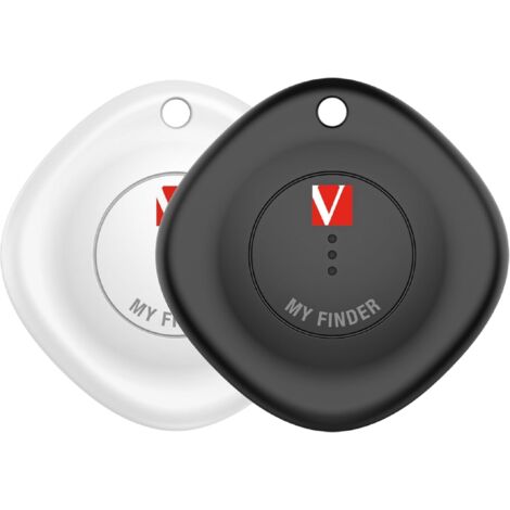 1x2 Verbatim My Finder Bluetooth Item Finder. schwarz/weiß 32131