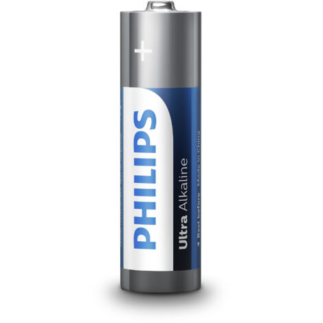 1x4 Philips Ultra Alkaline AA Batterie