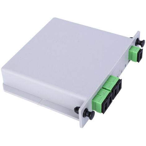1x4 SC/APC Single-Mode PLC Optischer Splitter für Glasfasernetze