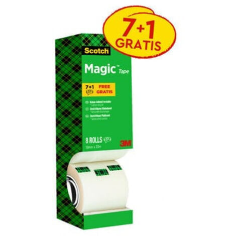 1x8 Scotch Magic 810PCK 19mm x 33m transparent matt