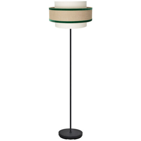 1xe27 beige/grün 166x40x40x40cm cornelian Stehlampe 1xe27