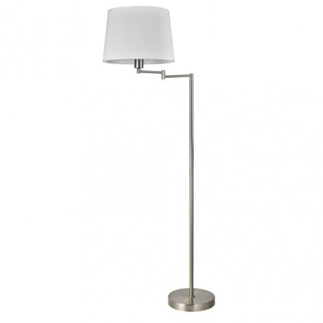 1xe27 paralume bianco nichel162x35x35 cm