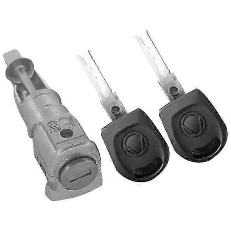 1Z0837167C Cylindre de serrure de porte avant gauche (côté conducteur) pour Skoda Octavia 2005-2008