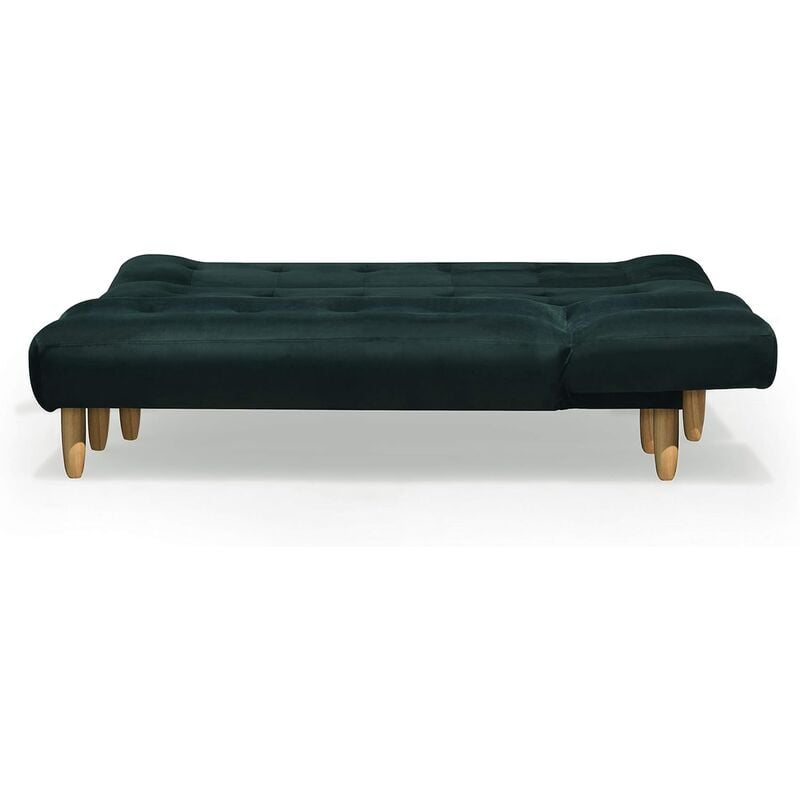 Dark Green Velvet Cherry Tree Furniture 2 1 Modular Sofa Bed Settee With Chaise Lounge L Shaped 3 Seater Corner Sofa Bed Sofas Couches