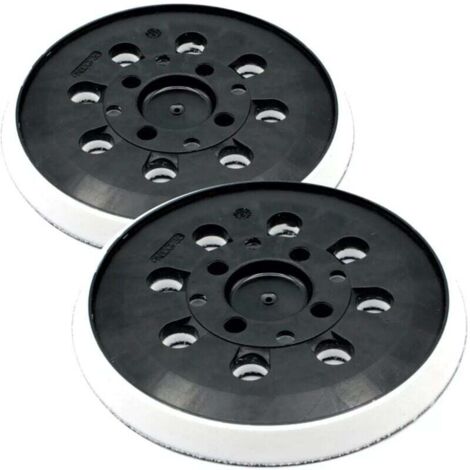 2-10 plateaux velcro 125mm - Compatible Bosch PEX series - Remplacement direct - Adhérence durable