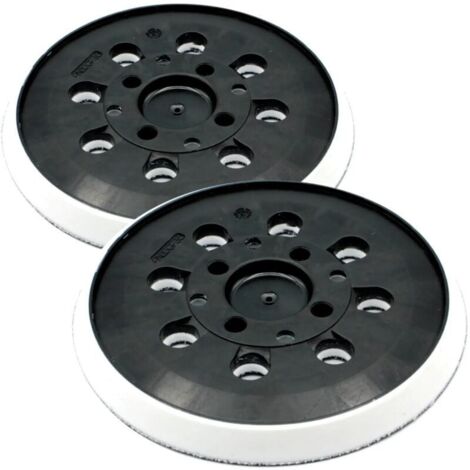 2-10 plateaux velcro 125mm - Compatible Bosch PEX series - Remplacement direct - Adhérence durable