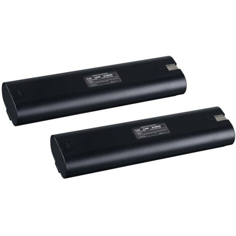 2× 4.8Ah 9.6V Ni-MH Ersatzbatterie für Makita 9.6V Batterien 9000 9001 9033 9034 9600 191681-2 192533-0 192696-2 193889-4 632007-4 509090 D 6012 HD 4190D 4190DW 4300D 4390D Ersatz für Makita