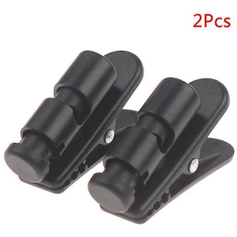 2/5 pièces Clip de câble, pince pour cordon, collier de serrage pour casque audio, pince rotative, clips pour câble de casque, enrouleur de casque, accessoires (LGL)-AquaForge