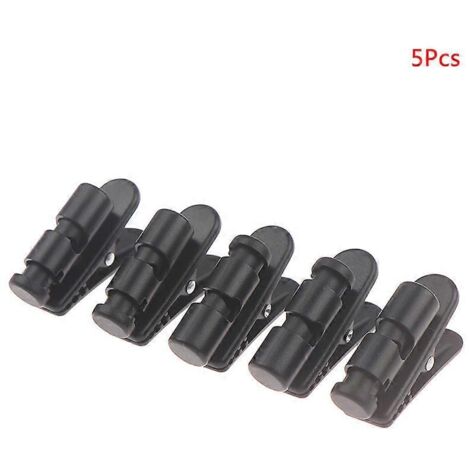 2/5 pièces Clip de câble, pince pour cordon, collier de serrage pour casque audio, pince rotative, clips pour câble de casque, enrouleur de casque, accessoires (LGL)-AquaForge