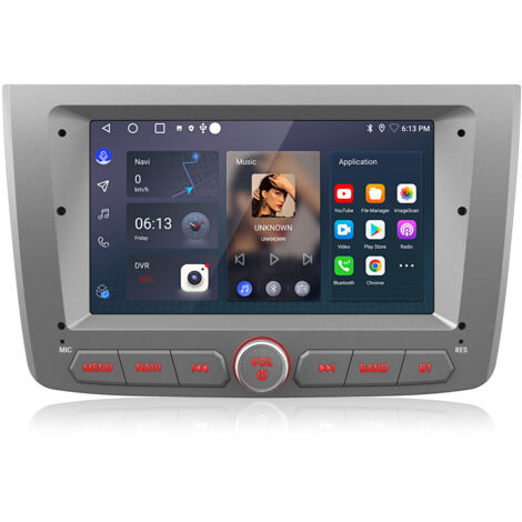 2+64G Carplay Android13 Autoradio Pour Alfa Romeo Mito 2008-2019 GPS WIFI Hexinex