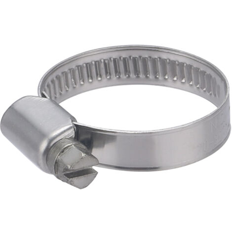 2 Abrazaderas de Sujeción Inoxidable Ancho 9 milímetros Sujeción Diámetro 20-32 mm AROZ.