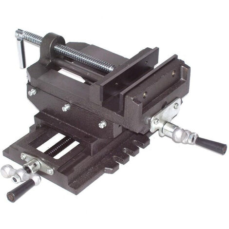 2-Achsen Maschinenschraubstock 150 mm 6" Schraubstock Kreuztisch 55524