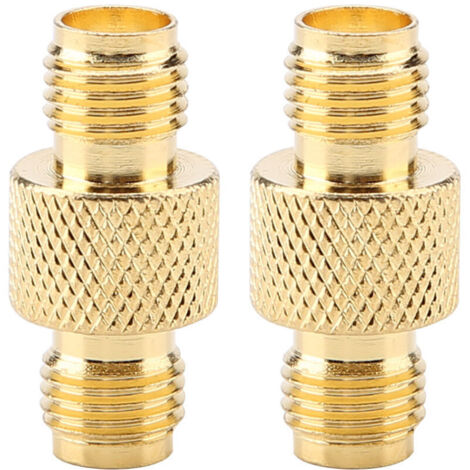 2 adaptateurs coaxiaux SMA femelles-femelles pour radio avec commutateur RF et connecteur de couplage bidirectionnel.