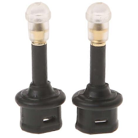 2 adaptateurs optiques numériques Toslink femelle vers mini-jack audio mâle 3,5 mm.