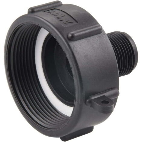 2 Adapter für 275/330 IBC-Container, 2-Zoll-Feingewinde NPS