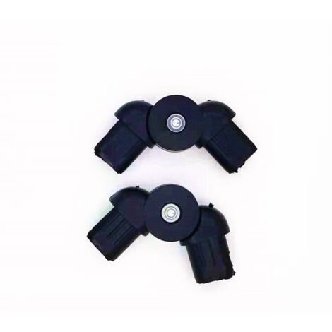 2 adattatori per accessori per sedie a sdraio pieghevoli, tubo di plastica resistente per stabilità e compatibilità della sedia a sdraio