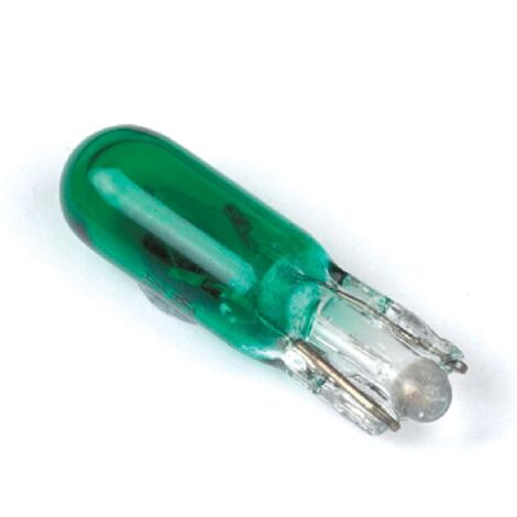 2 Ampoules 12V 1.2W W2X4.6D VERT -BLISTER