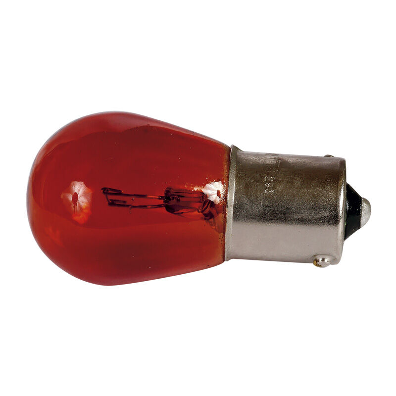 Ampoule de clignotant 12V. 21w. 1 plot ba15s ambrée 2 pièces