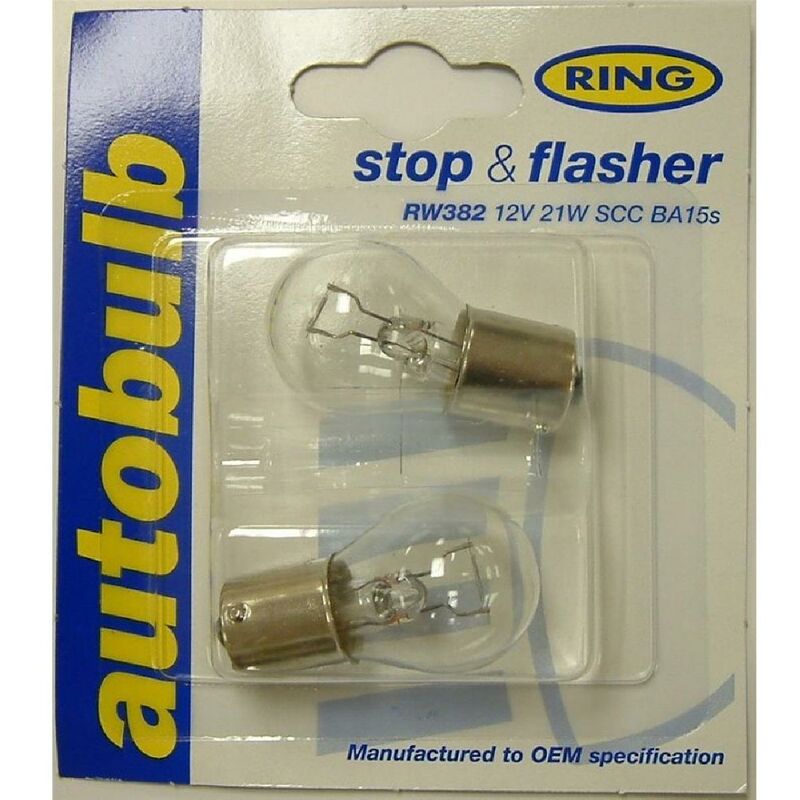 Ring - 2 Ampoules Blister Stop 1 Filament 12v 21w Scc -blister-