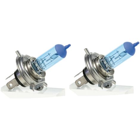 2 Ampoules Diamond Xenon - H4 12V 55W 4400K - P43T - Homologuees