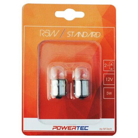 2 Ampoules Graisseur Ba15s R5w 12v 5w