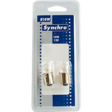 2 ampoules graisseur R10W 12V 10W BA15S