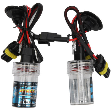 2 ampoules H11 pour phares de voiture, 35 W, 6 000 K, 3 250 lm, haute luminosité, lumière blanche. - AquaForge