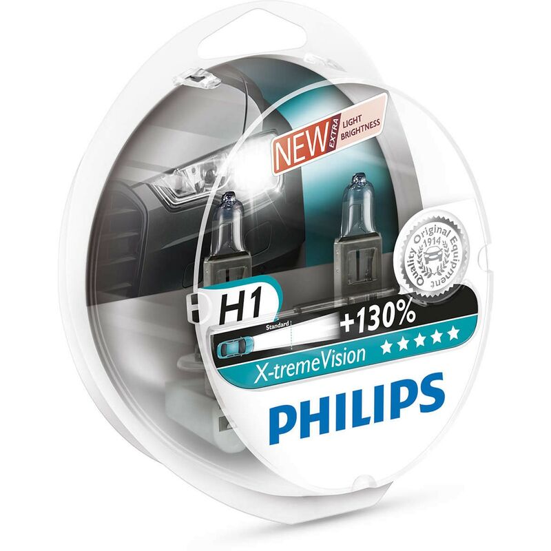 Ampoule Philips H1 X-Treme Vision 12V 55W + 130%