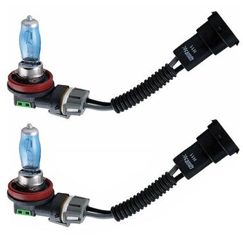 2 Ampoules Helium Quartz H11 100W 12V 550K Non Homologue Route