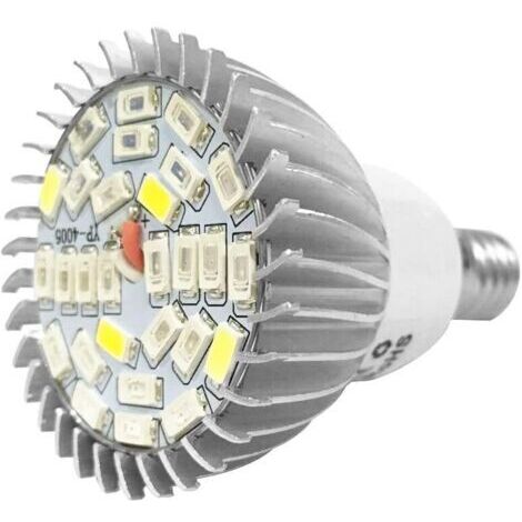 2 ampoules LED 28W à spectre complet pour la croissance des plantes et des fleurs, 110V (Culot : E14)