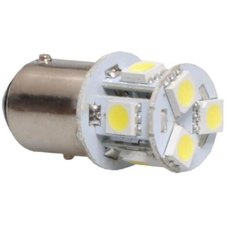 2 Ampoules LED BA9S BLANC 12V 0.85W