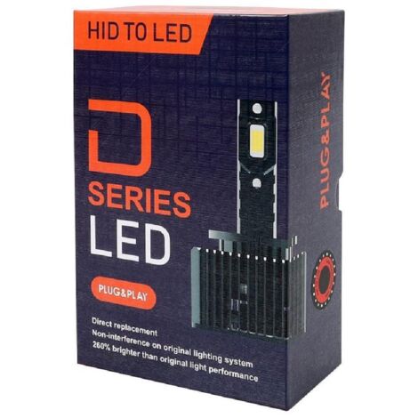 2 Ampoules Led D5s 6000k 35w 90v 8400 Lumens - ArmTech