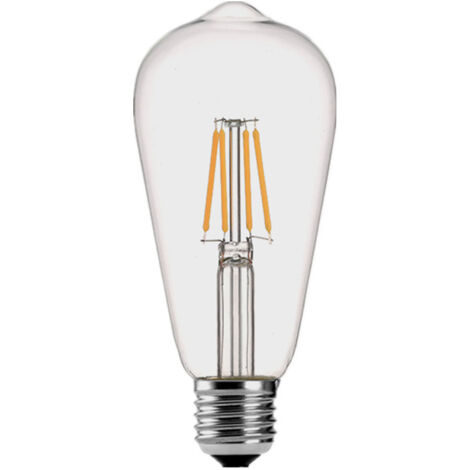 2 Ampoules LED Filament E26 Blanc Chaud