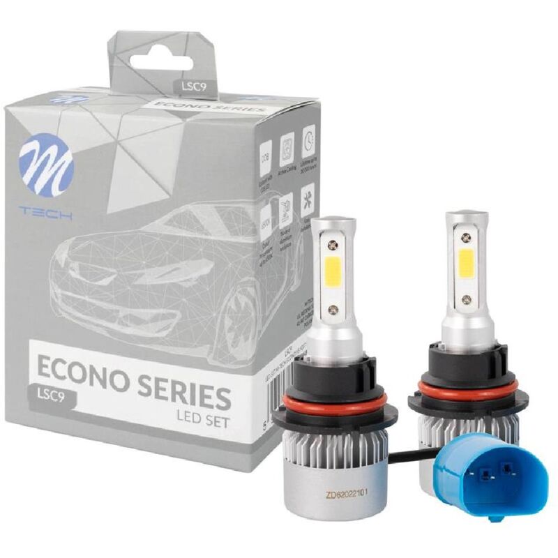 Avimac - 2 Ampoules Led Hb5 9007 80W 9A 32V 10000lm 6500K