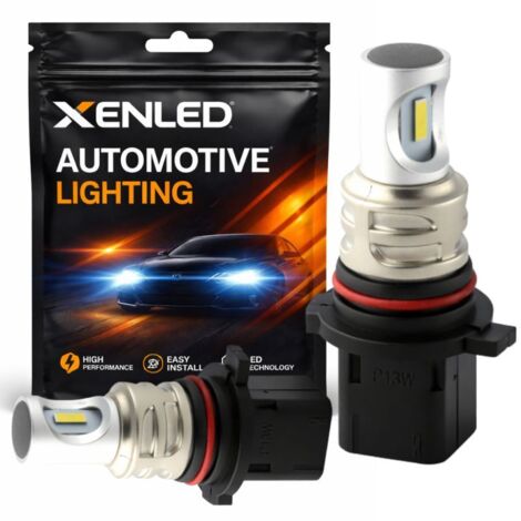 2 Ampoules LED P13W - 1600Lms - LED 1860 Antibrouillard & Feux de jour - Xenled - Blanc