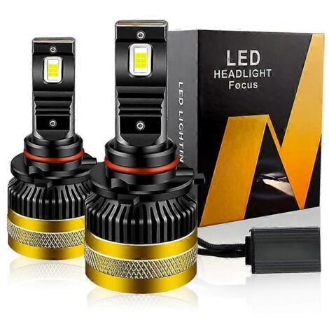 2 ampoules LED pour phares (30 000 lm) pour Honda Insight ZE2 (2009-2023), feux de route, feux de croisement et antibrouillards, haute qualité, CANbus 6 000 K - AquaForge