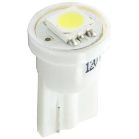 2 Ampoules LED T10 W5W 1 LED SMD 5050 12 V 0.25 W